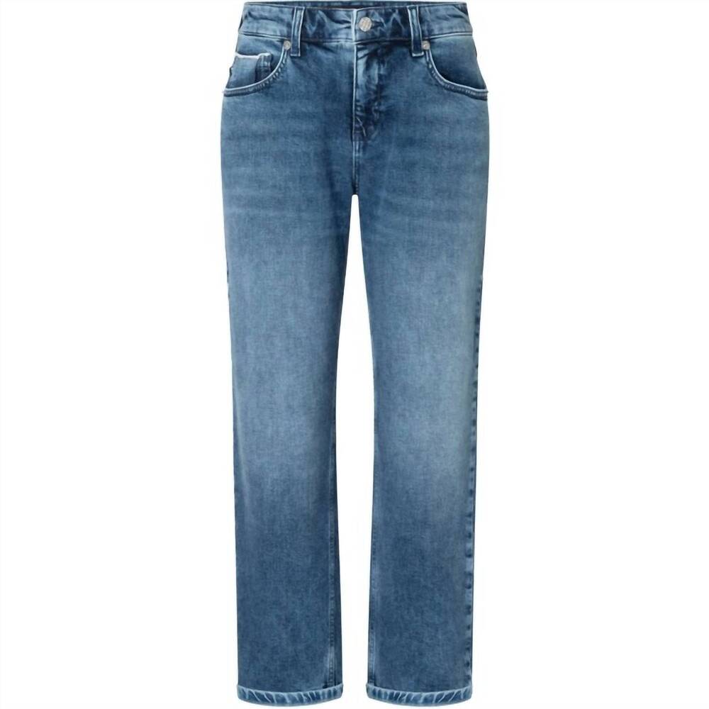 NEW MAC JEANS women's straight authentic comfort denim jeans in mid blue random